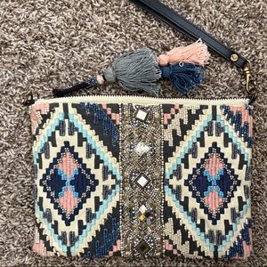 Rapsodia sparkle ,bling ,pastel -purse clutch ,evening bag